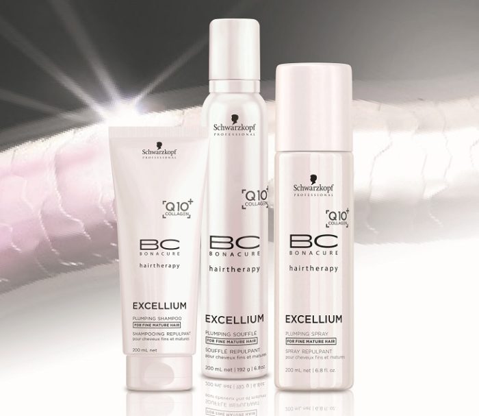 שוורצקופף פרופשיונל- סדרת BC EXCELLIUM Q10+ Collagen - לשיער בוגר דק