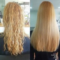 החלקה לשיער צבוע לבלונד – החלקה לשיער מובהר – המרכז להחלקות שיער בעפולה